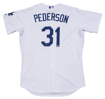 2015 Joc Pederson Game Used Los Angeles Dodgers Home Jersey Used On 5/1/15 For 1st Grand Slam (MLB Authenticated)